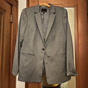 Banana republic gray and black blazer